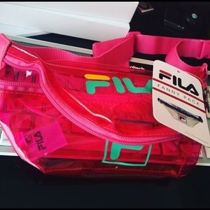 Pink jelly Fila Fanny Pack